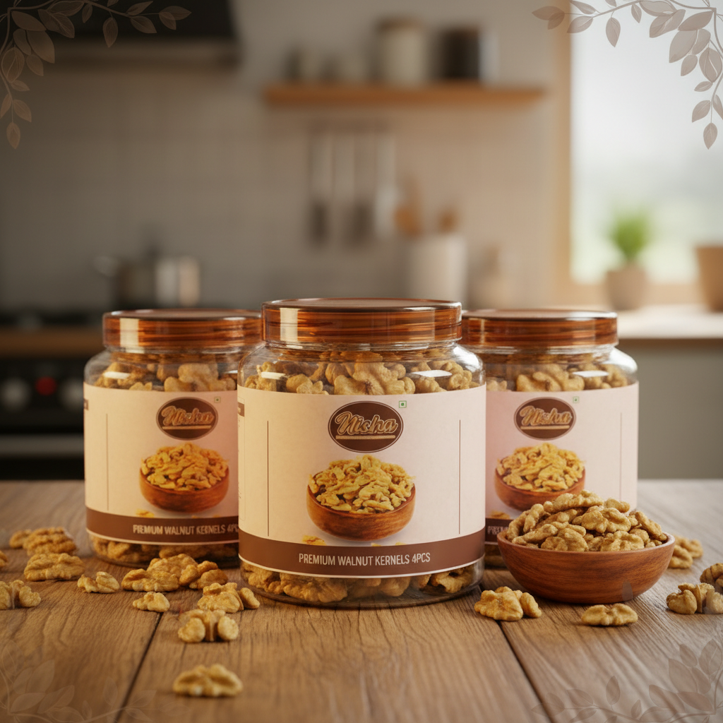 Premium Walnut Kernels 4PCS