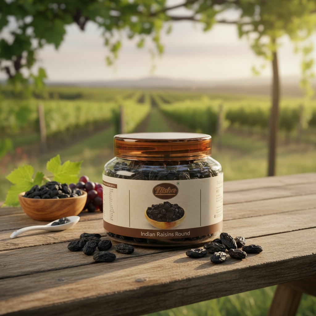 Indian Raisins Round